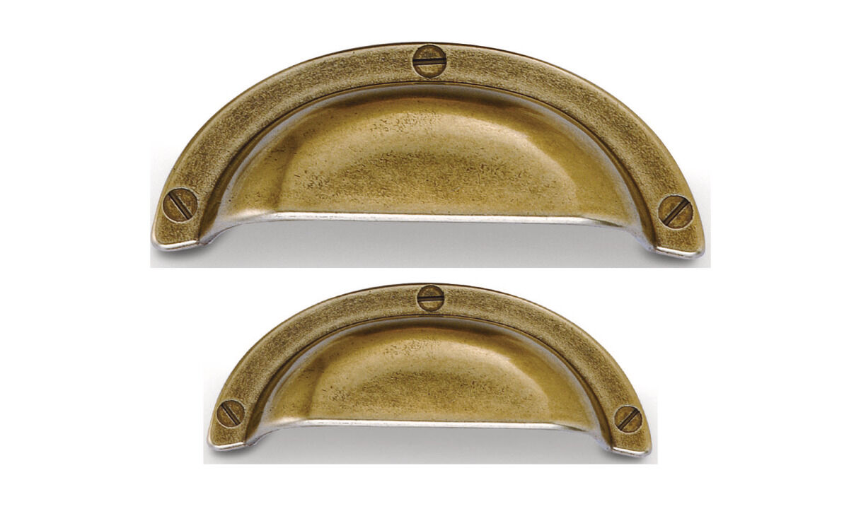 Häfele LAMONT Kabuk Kulp Zamak - 79x19 mm 32 mm Bronz renkli 120.70.712
