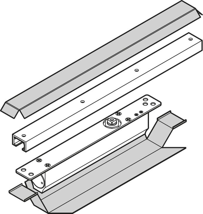 Yangın Koruma Levhası, Hafele DC302 Gizli Kapı Kapatıcı