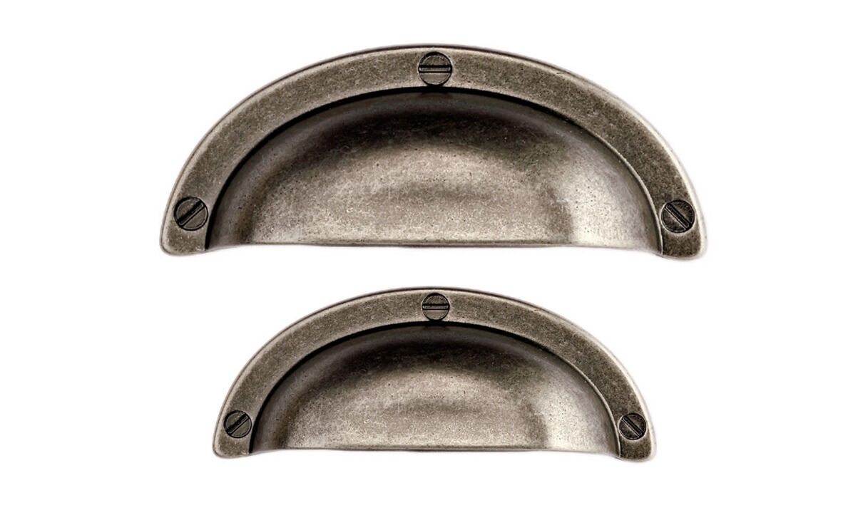 Häfele LAMONT Kabuk Kulp Zamak - 79x19 mm 32 mm Gümüş renkli 120.70.714