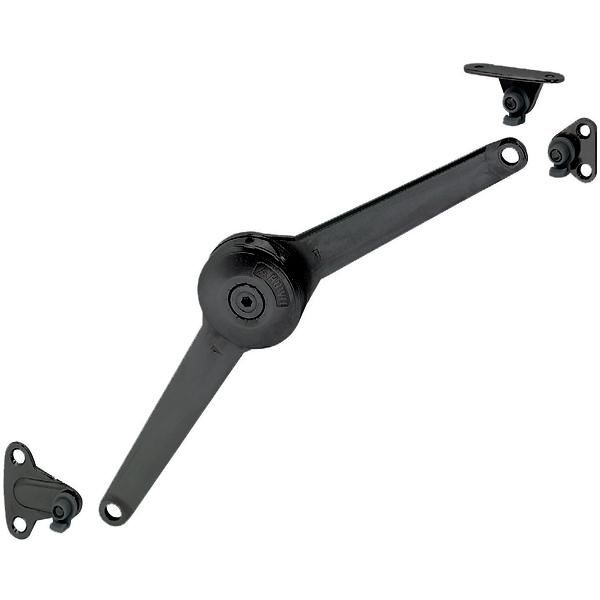 Hafele DUO FORTE Kalkar Kapak Makas Seti Sunta Siyah 28mm