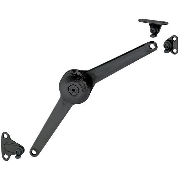 Hafele DUO FORTE Kalkar Kapak Makas Seti Euro Siyah 37mm
