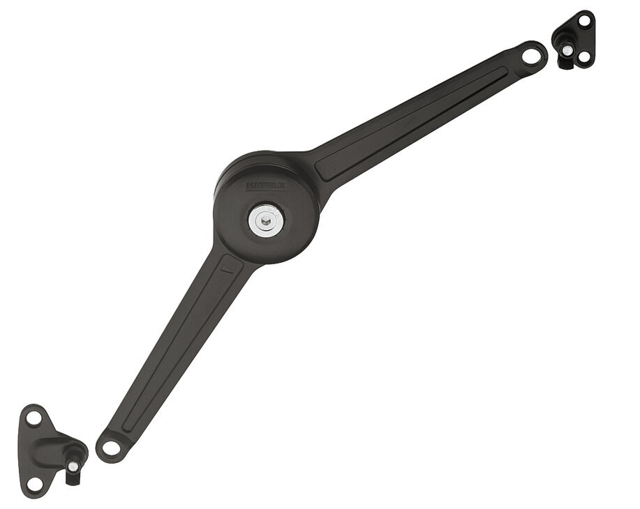 Häfele Free Duo forte Kalkar kapak/kalkar kapak tam set 250–700 mm ≤12 kg Siyah 373.66.321