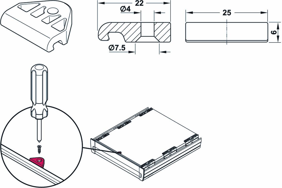 Häfele Matrix Box P Çekmece Seti 553.61.985