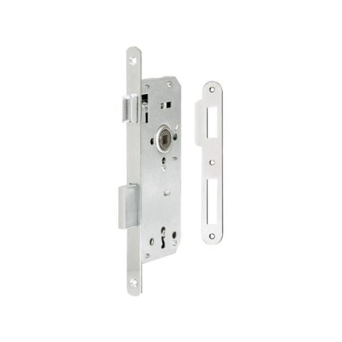 Hafele H40.01 Gömme Kapı Kilidi Oda Tipi Mat Nikel 40/18mm