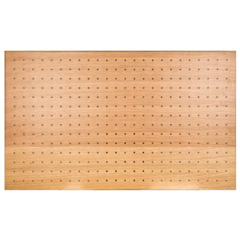 Hafele WOODY Tabaklık Delikli Tabla Meşe 801x478x9mm