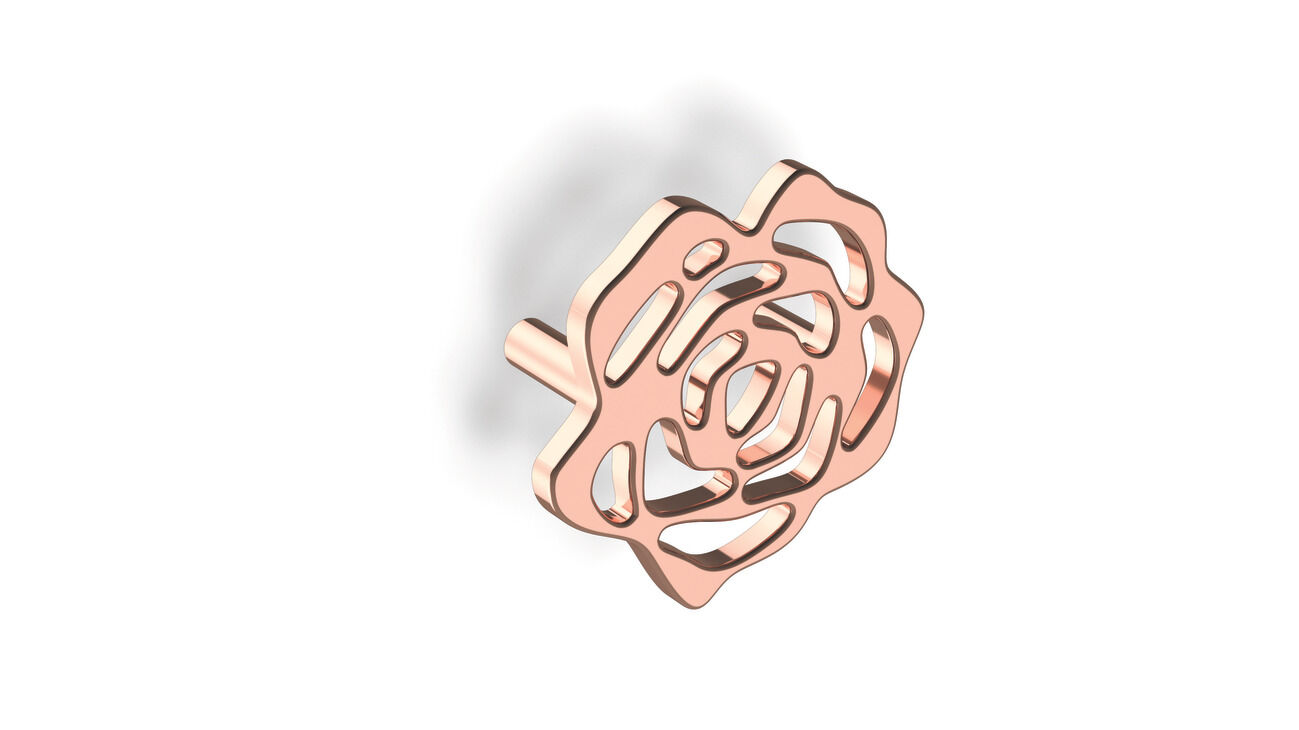 Düğme Kulp, Hafele ROSE, Zamak - 120.70.821