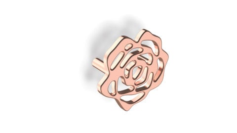 Düğme Kulp, Hafele ROSE, Zamak - 120.70.821