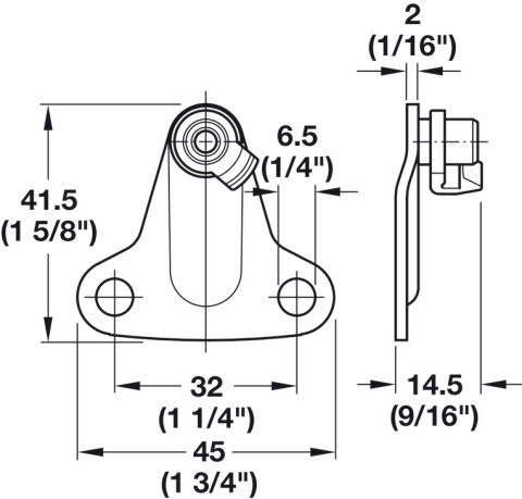 Häfele Montaj Braketi Duo standard/forte kalkar kapak Beyaz 373.66.396
