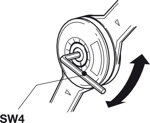 Häfele DUO Kalkar Kanat/Kalkar Kapak Makas Seti 200–500 mm ≤9 kg Nikel Kaplama 373.66.600
