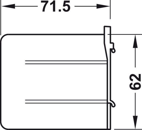 Häfele Matrix Box P Çekmece Seti Antrasit 553.73.370