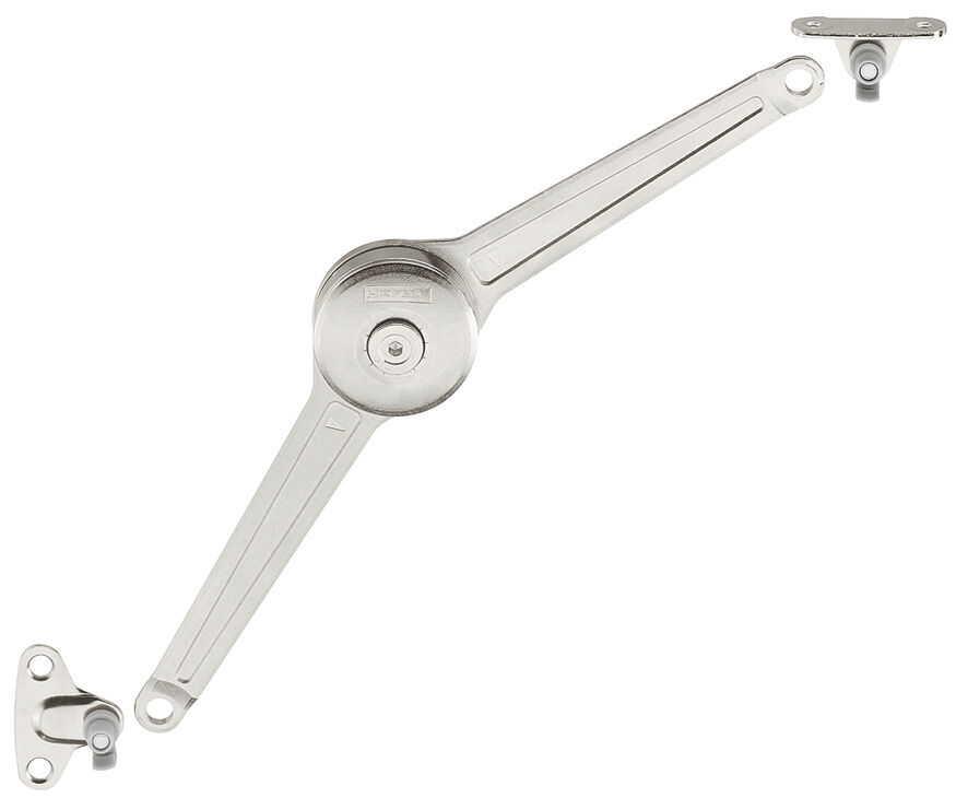 Häfele Free Duo forte Kalkar kapak/kalkar kapak tam set 250–700 mm ≤12 kg Nikel kaplama 373.66.634