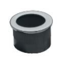 Hafele POCKET Gizli kulp yuvarlak mat nikel - 911.26.224