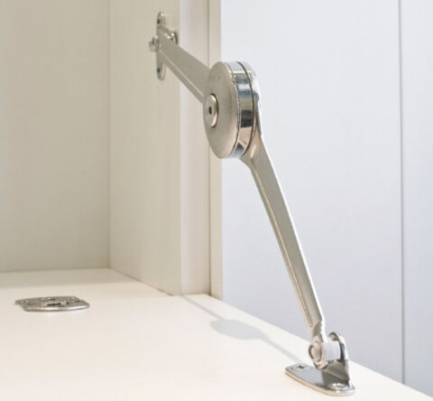 Häfele Free Duo forte Kalkar kapak/kalkar kapak tam set 250–700 mm ≤12 kg Nikel kaplama 373.66.642