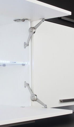 Häfele Duo forte Kalkar kanat/kalkar kapak ayrı bağlantı 250–700 mm ≤12 kg Nikel kaplama 373.66.700