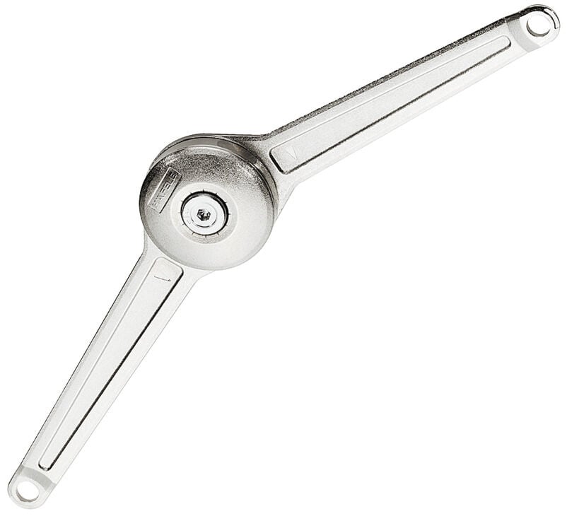 Häfele Duo forte Kalkar kanat/kalkar kapak ayrı bağlantı 250–700 mm ≤12 kg Nikel kaplama 373.66.700