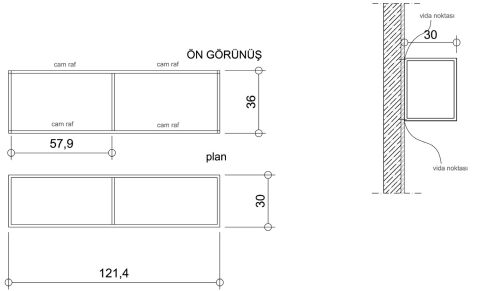 Hafele GRID Alm.raf profili parlak elok.15x15mm
