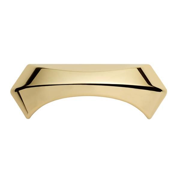 Hafele NOVE Kabuk Kulp Parlak Pirinç 96mm