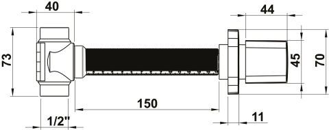 Häfele KUBIK - Ankastre Stop Valf 589.95.944