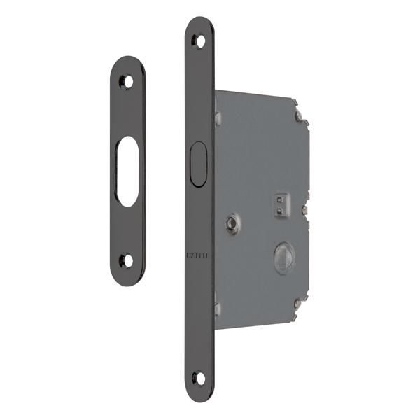 Hafele H50.04 Kayar Kapı Kilidi WC Tipi Mat Siyah 50/16mm