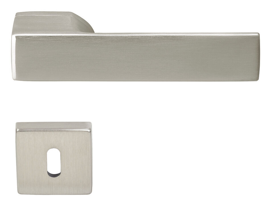 Häfele PATTY Kapı Kolu Seti Zamak Yuvarlak Rozet 48,50 mm Mat Nikel 900.99.908