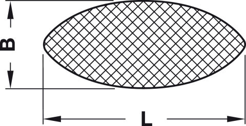 Häfele Lamel ahşap - 19 mm 53 mm 267.90.010