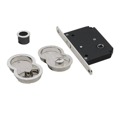 Hafele OTTO Kayar Kapı Kilidi WC Tipi Mat Nikel 50/16mm