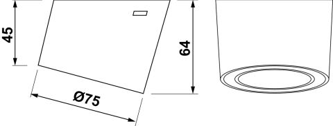 Häfele RING Tezgah Arası Aydınlatma Spot LED 24 V Siyah 833.04.027