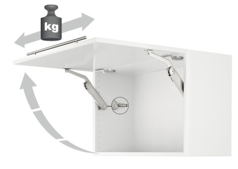 Häfele Kalkar kapak makası Maxi komple set - D 300–1,000 mm 373.69.348