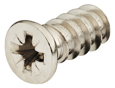 Häfele Euro vida Varianta silindir başlı PZ çelik 6x13,50 mm 6 mm Çinko kaplama PZ Yıldız 012.20.930