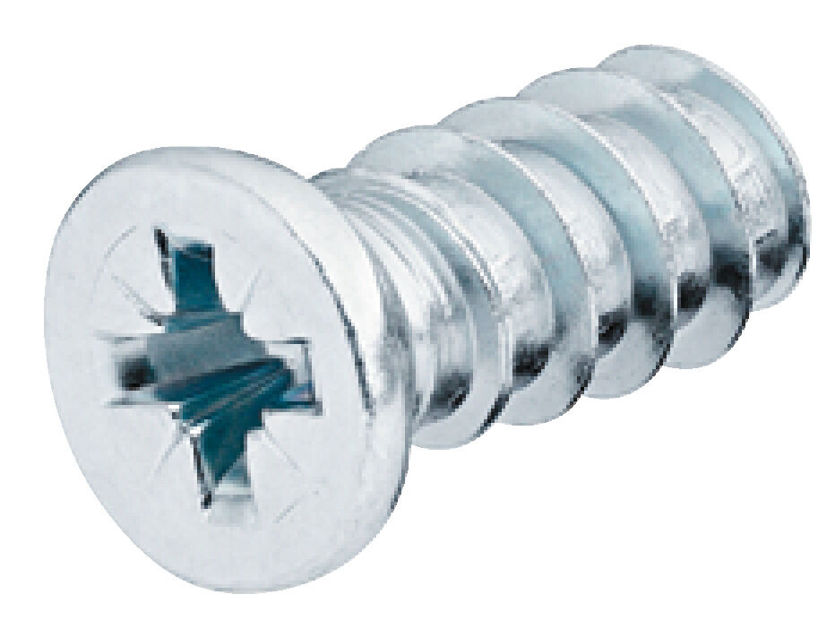 Häfele Euro vida Varianta silindir başlı PZ çelik 6x13,50 mm 6 mm Çinko kaplama PZ Yıldız 012.20.930