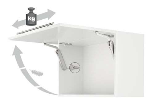 Häfele Kalkar kapak makası Maxi komple set - B 300–1,000 mm 373.69.402