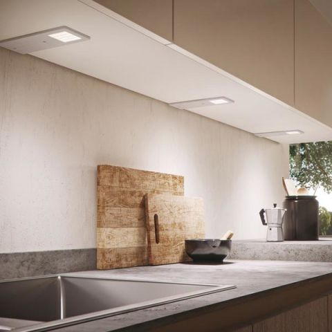 Hafele LED1149 Spot 24V 5W 3100K Alüminyum Fırçalı