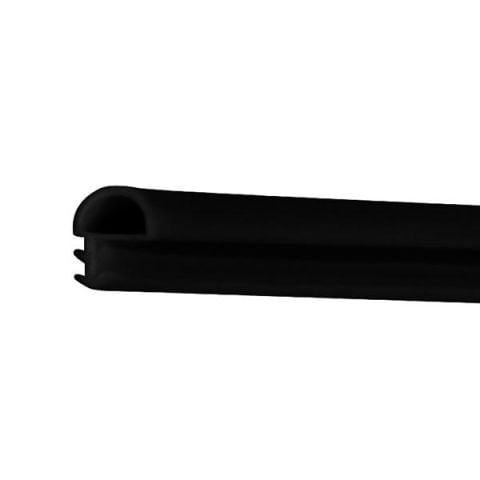 Hafele F01 Kapı Fitili Yandan Basan D Tipi Siyah 10mm