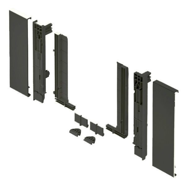 Hafele M Box VIS-Gl Ön panel tutucu set, ant.