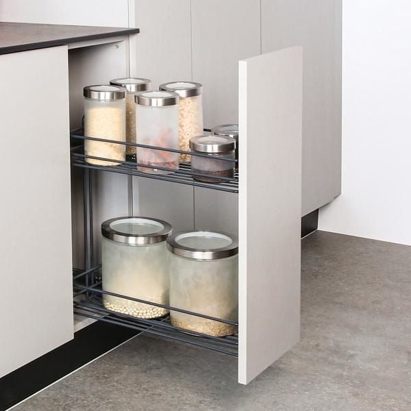 Hafele NANTE Tezgah Altı Kiler 300mm Antrasit Sol