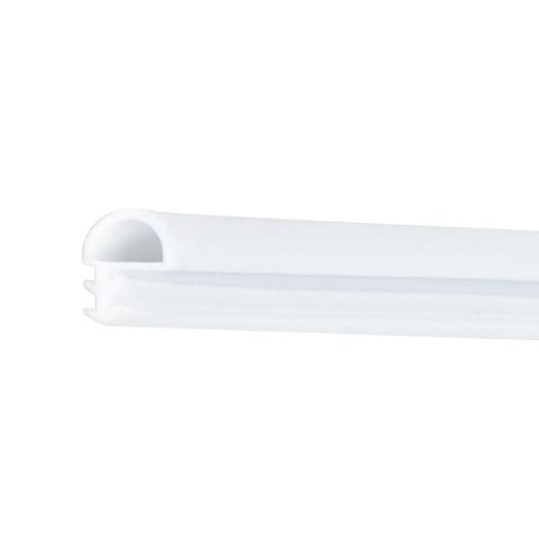 Hafele F01 Kapı Fitili Yandan Basan D Tipi Beyaz 10mm