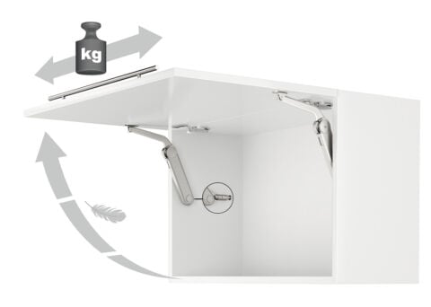 Häfele Kalkar kapak makası Maxi komple set - C 300–1,000 mm 373.69.711