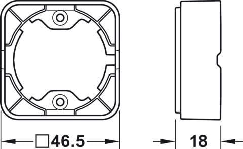 USB şarj istasyonu, Hafele Loox5, USB-A / USB-C, 24 V