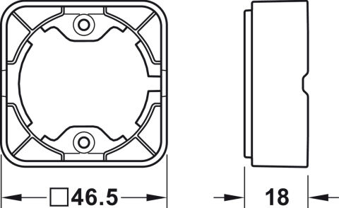 USB şarj istasyonu, Hafele Loox5, USB-A / USB-C, 24 V