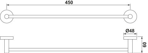 Uzun Havluluk, Hafele AXIS - 580.67.013