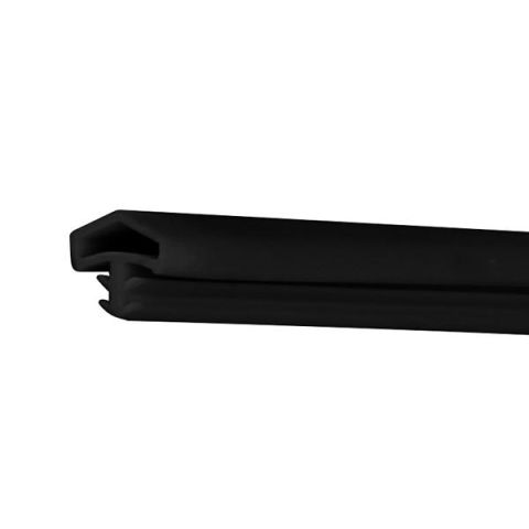 Hafele F05 Yangın Kapı Fitili Ortadan Basan Çatı Siyah10mm