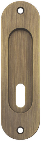 Gömme Kapı Kolu, Hafele OVAL, Ahşap Kapı, Pirinç