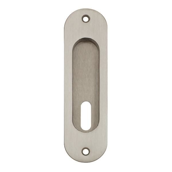 Hafele OVAL Gömme Kulp Oda Tipi Mat Nikel