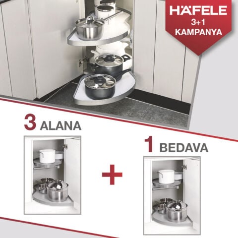 Hafele Köşe Kiler Sistemleri, MOVEBOARD 4'lü Set