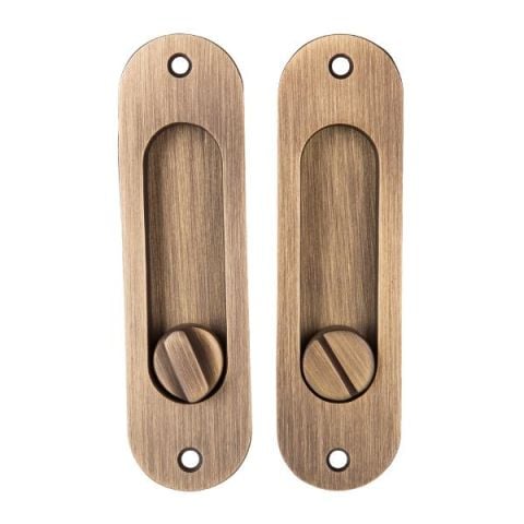 Hafele OVAL Gömme Kulp WC Tipi Antik Bronz