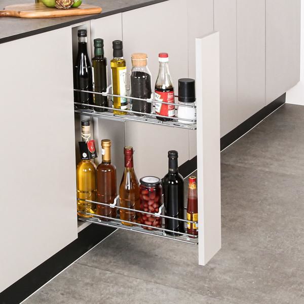 Hafele BONUS PLUS Şişelik 150mm BR Gümüş Gri