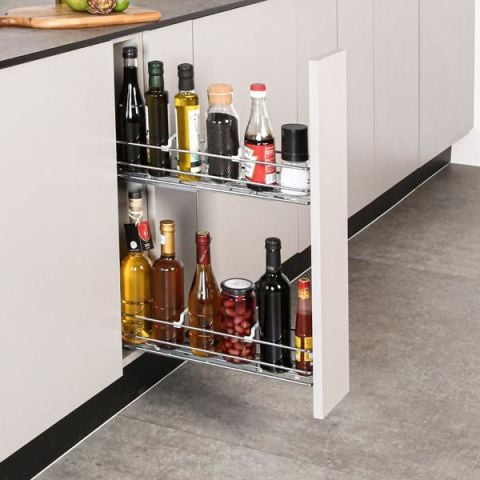 Hafele BONUS PLUS Şişelik 150mm BR Gümüş Gri