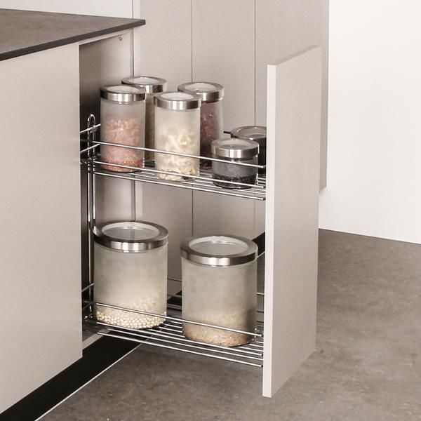 Hafele NANTE Tezgah Altı Kiler 300mm g.gri,Sağ