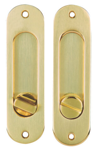 Gömme Kapı Kolu, Hafele OVAL, Ahşap Kapı, Pirinç