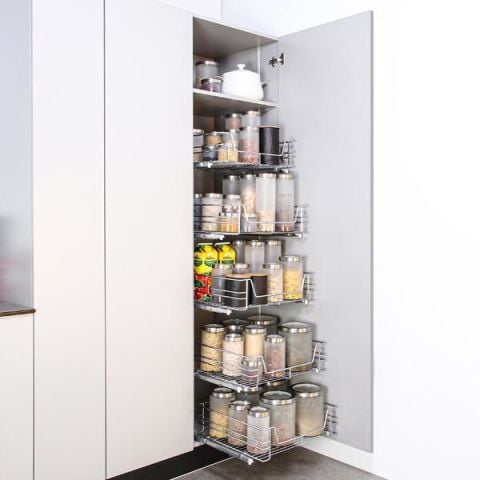 Hafele PASTO Çekmece Sepeti 450mm Gümüş gri